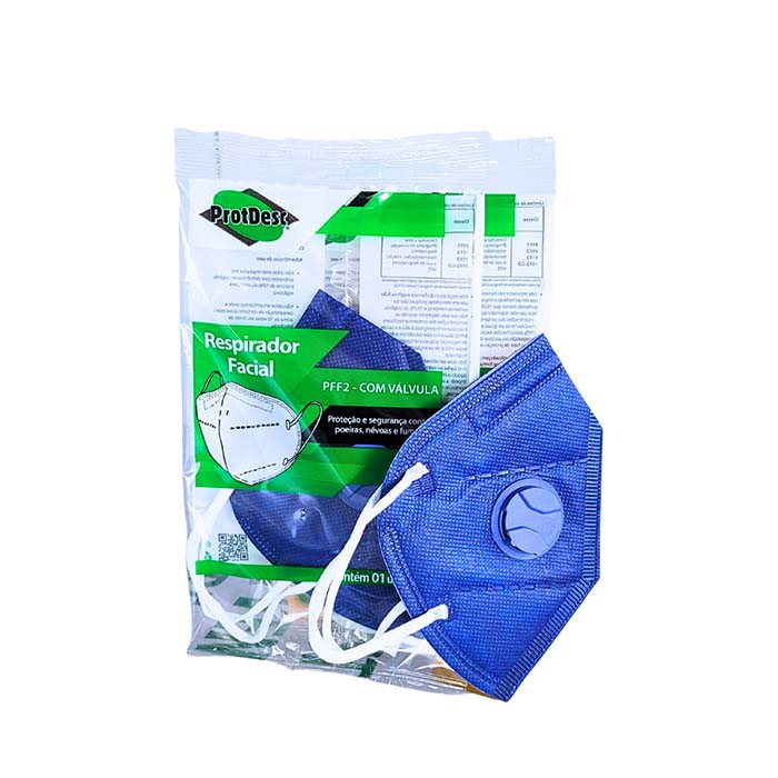 FOTOS MÁSCARA PFF2 COM VÁLVULA - 2
